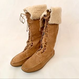 Sperry Sherpa Lace Up Moccasin Boot